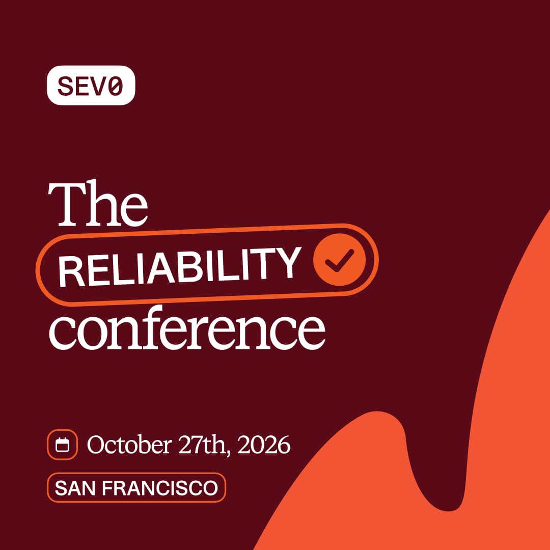 SEV0 - The reliability conference (SF) cover art