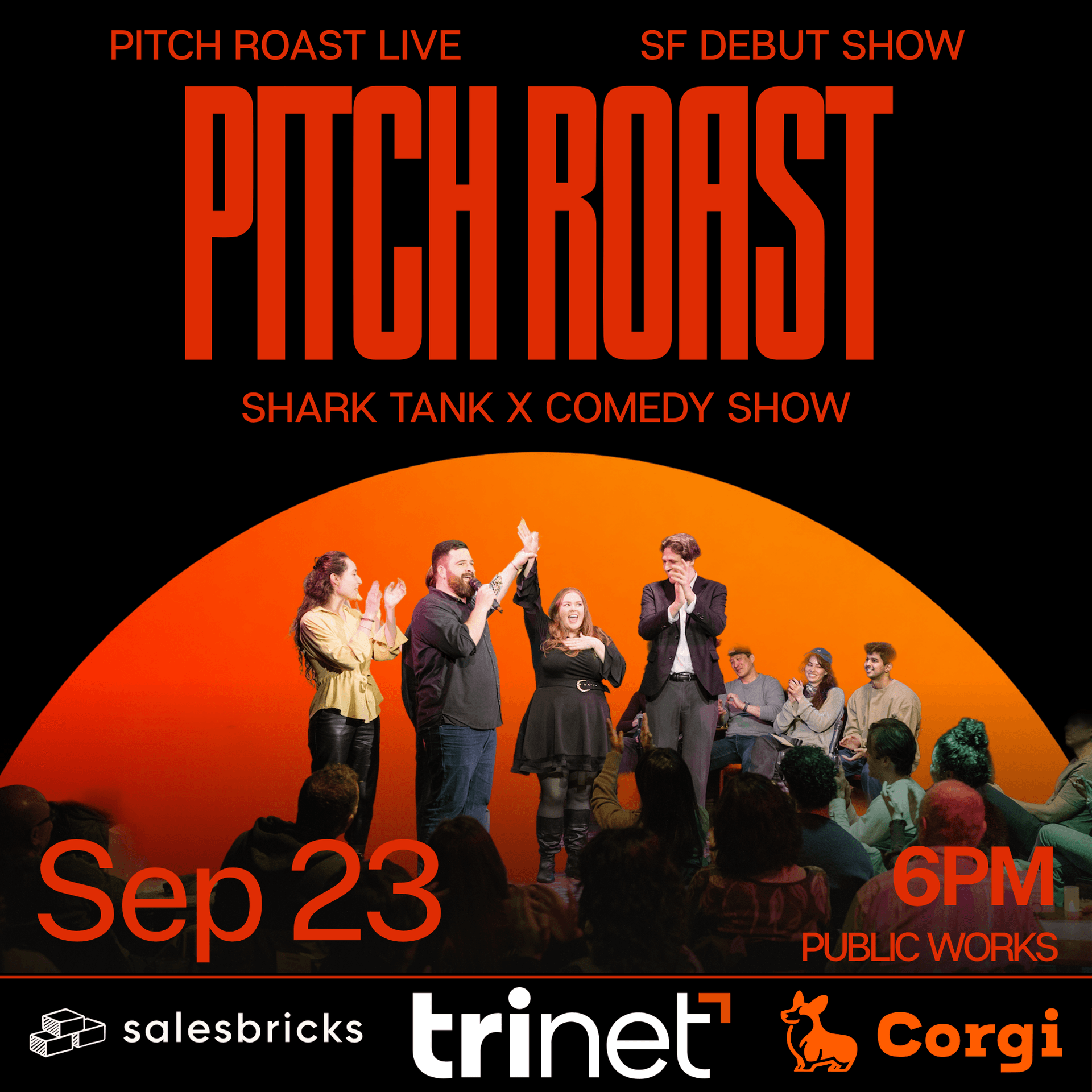 Pitch Roast Live - The S.F. Debut cover art