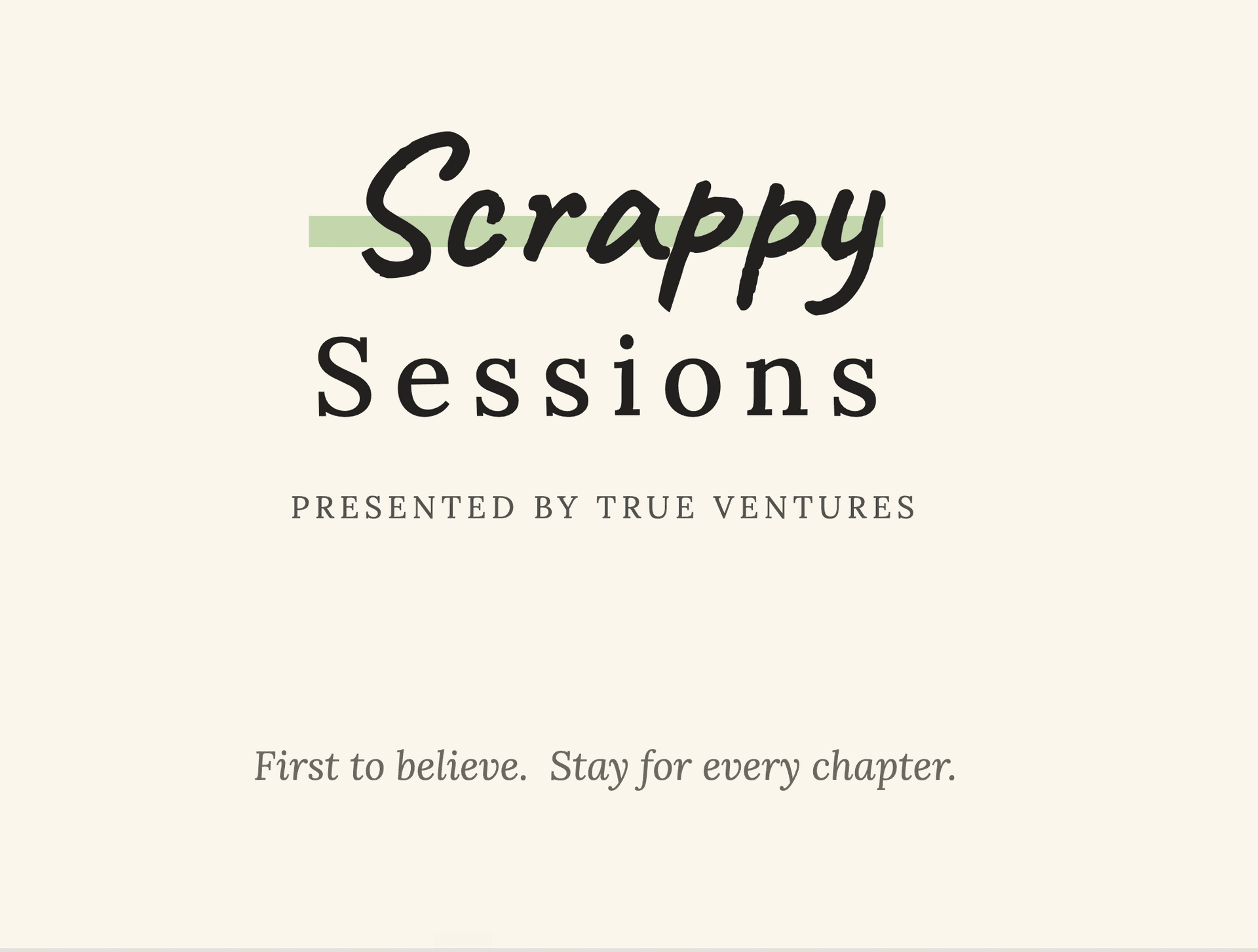 scrappy sessions @ connected stack cover art