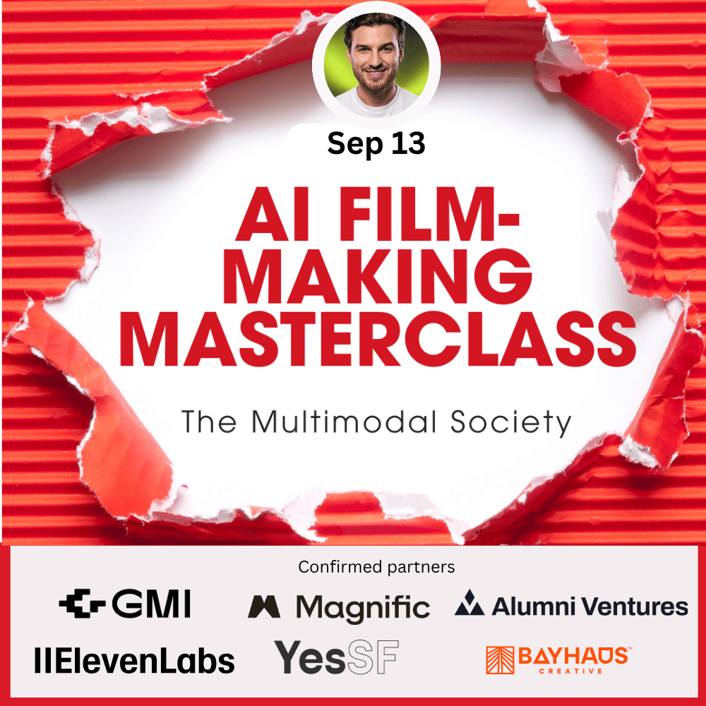 AI Filmmaking Masterclass + Hackathon cover art