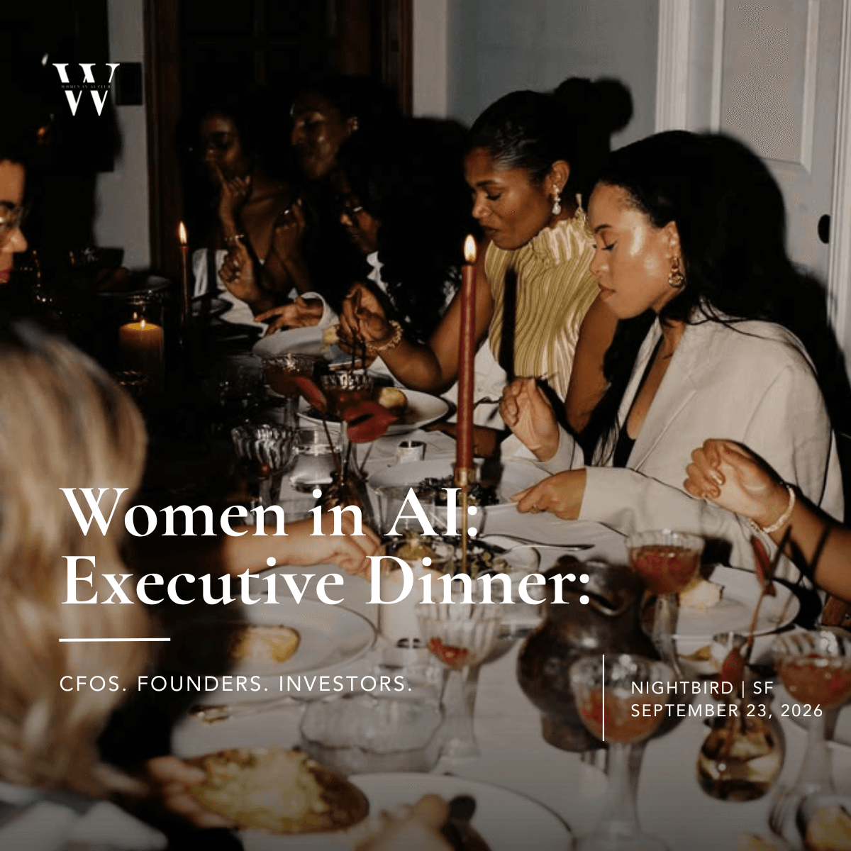 Women in AI Executive Dinner: CFOs, Founders & Investors cover art