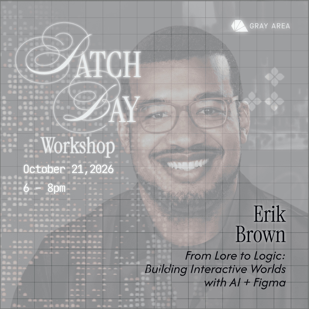 Patch Bay — From Lore to Logic: Building Interactive Worlds with AI + Figma [Workshop] cover art