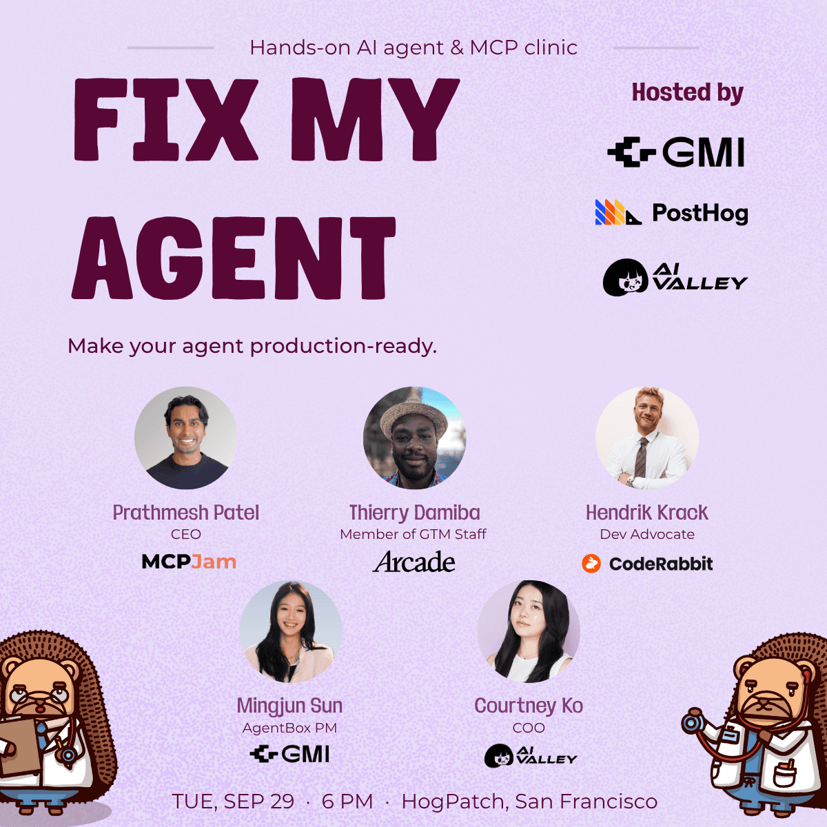 Fix My Agent: Make Your Agent Production-Ready | AI Valley × PostHog × GMI Cloud cover art