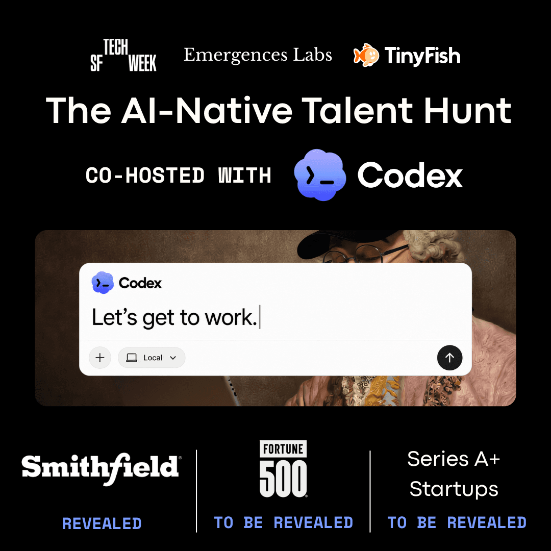 The AI-Native Talent Hunt with Codex - #SFTechWeek cover art
