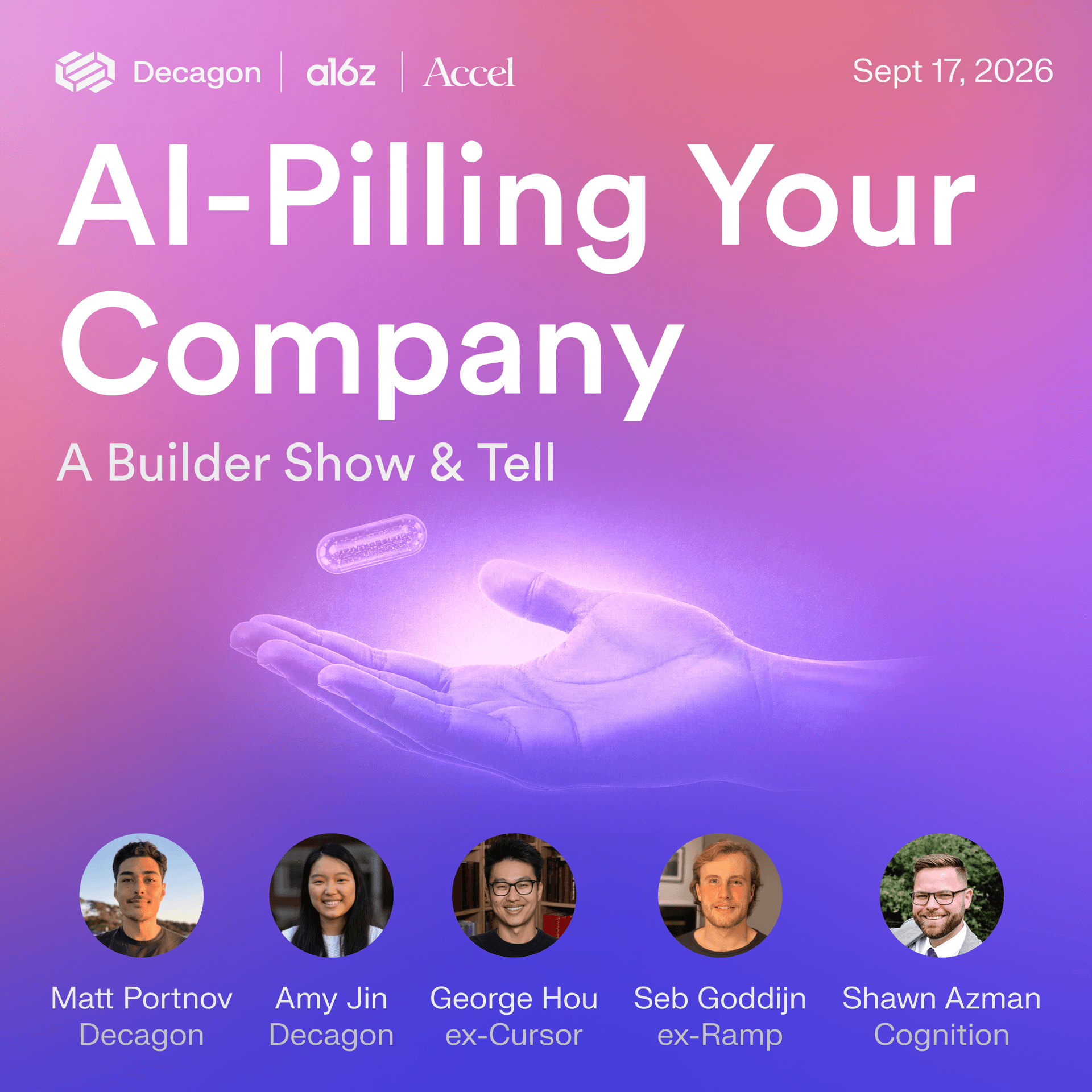AI-Pilling Your Company: A Builder Show & Tell – by Decagon, Accel & a16z cover art