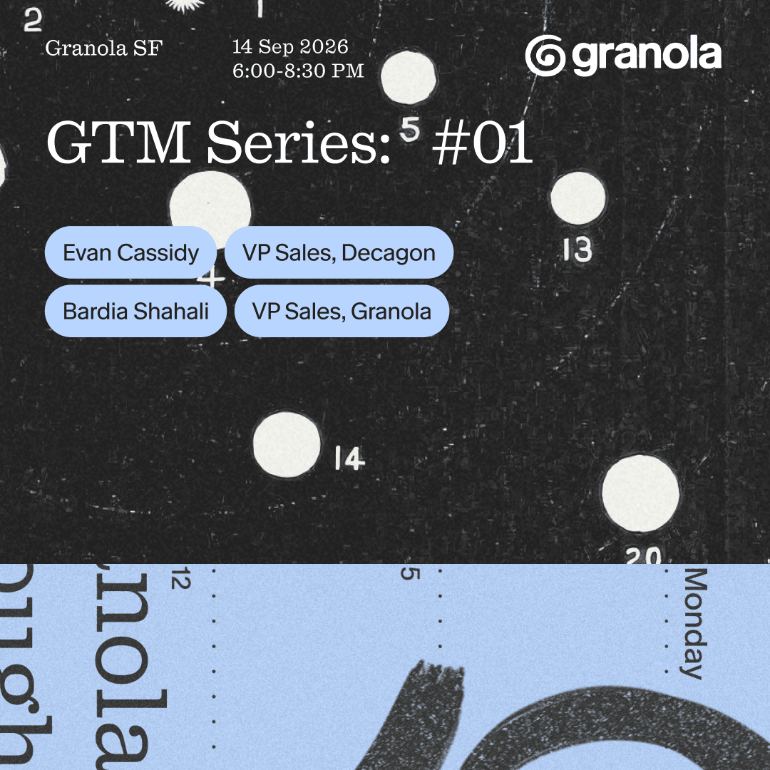 GTM Series #01: Evan Cassidy (Decagon) cover art