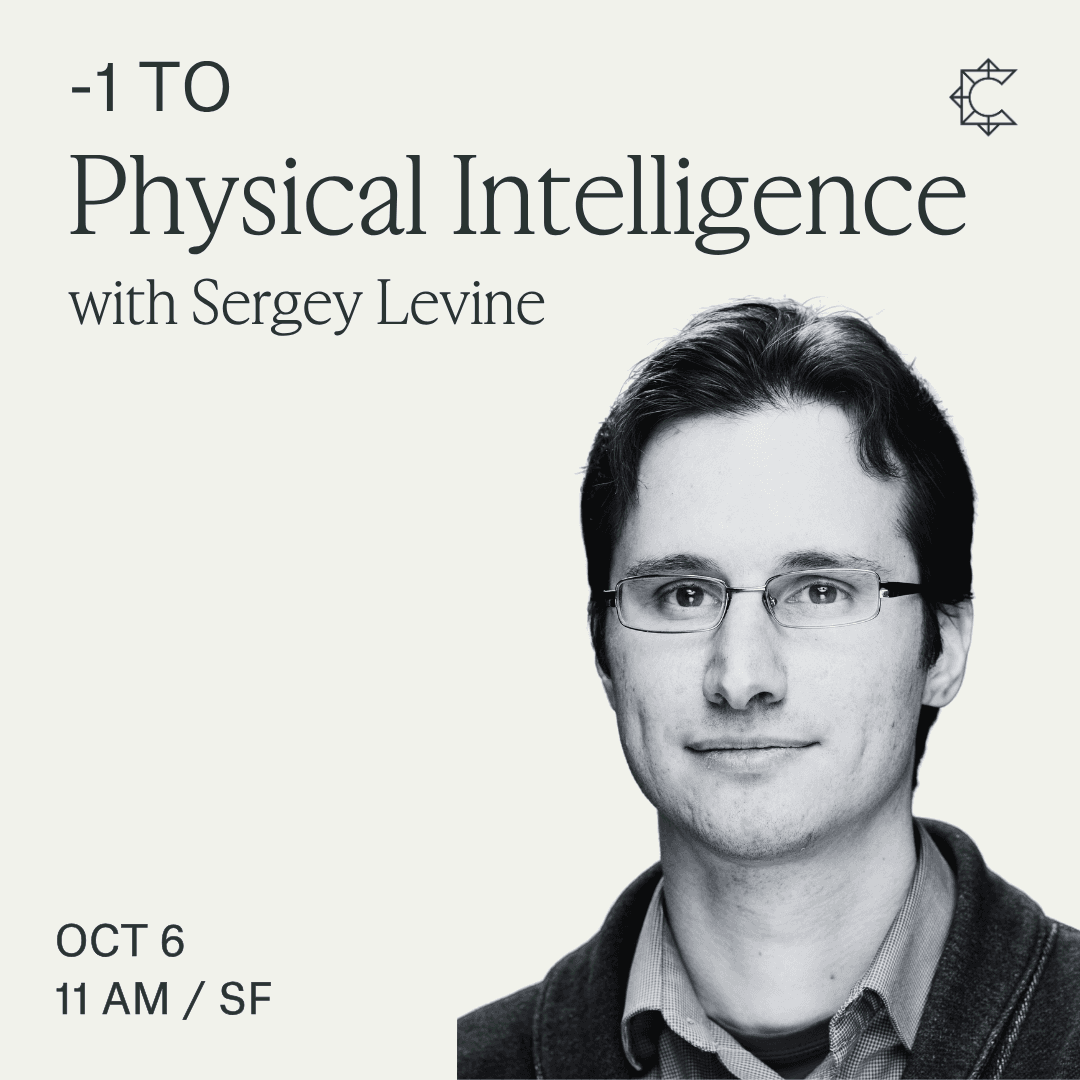 -1 to Physical Intelligence with Sergey Levine cover art