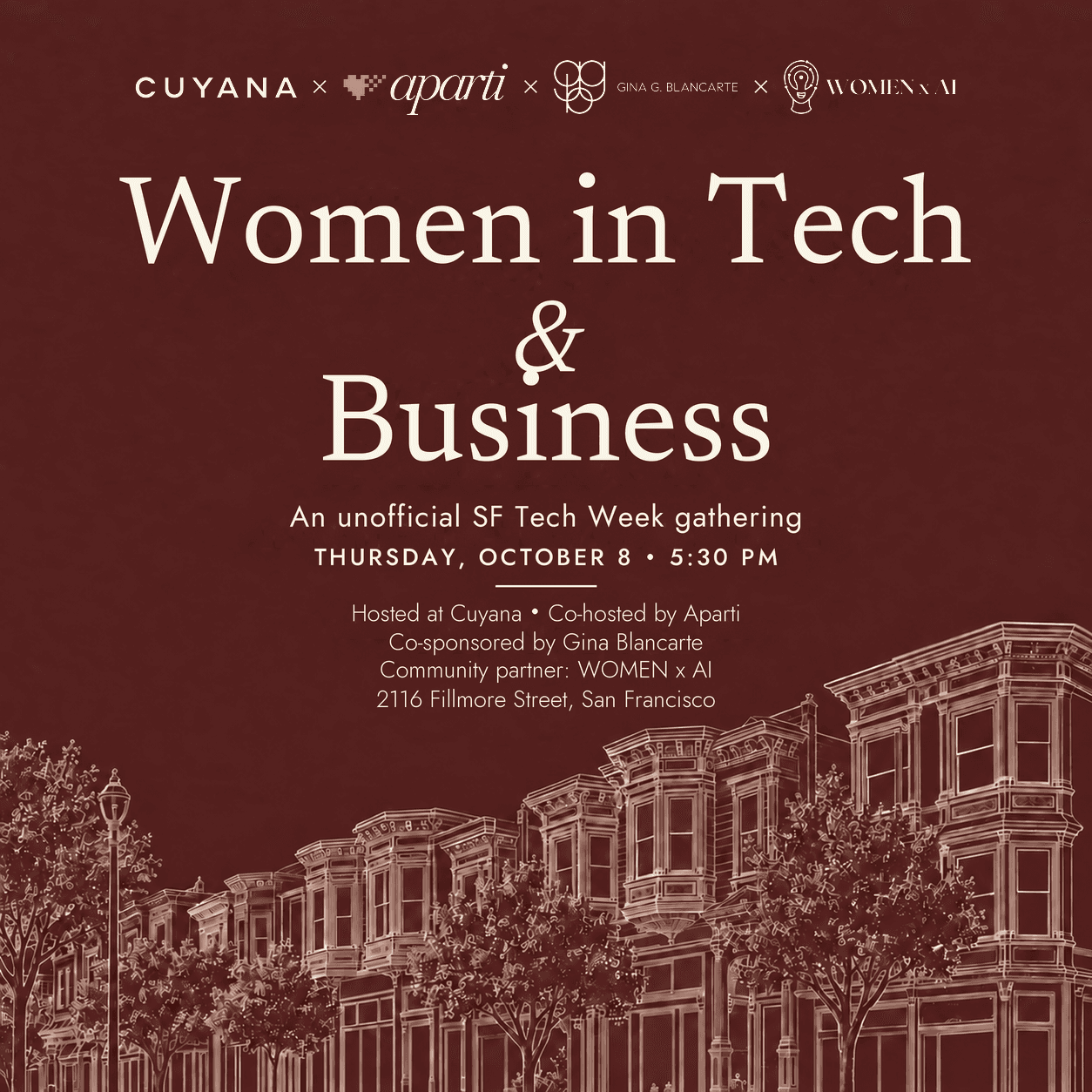 Women in Tech & Business 🥂 | SF Tech Week on Fillmore cover art