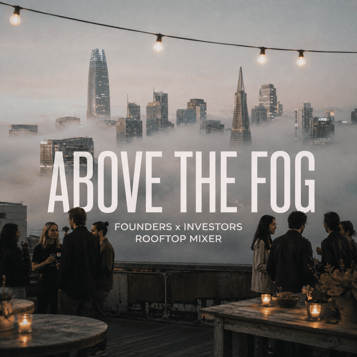 Above the Fog: Founders × Investors Rooftop Mixer cover art