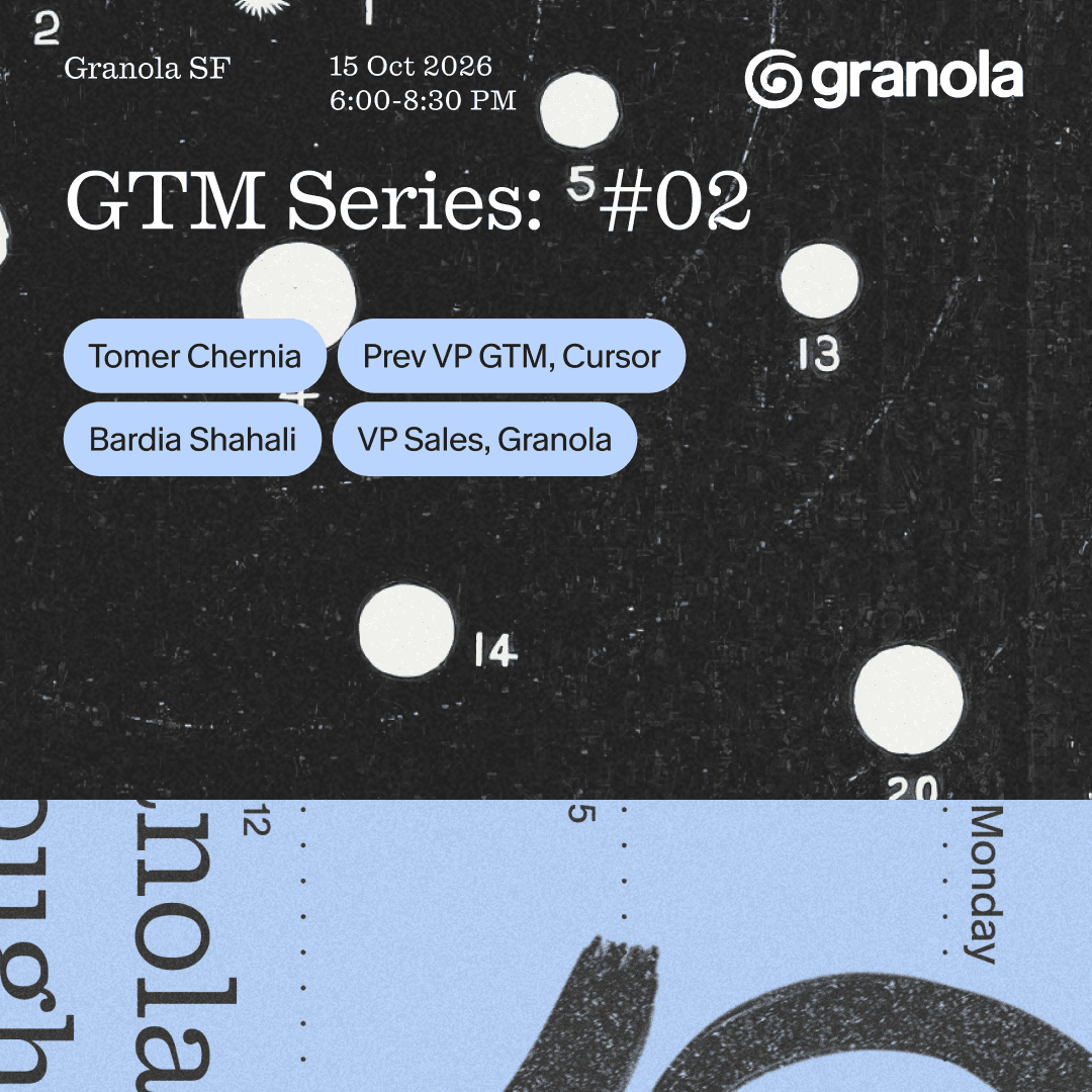 GTM Series #02: Tomer Chernia (ex-Cursor) cover art