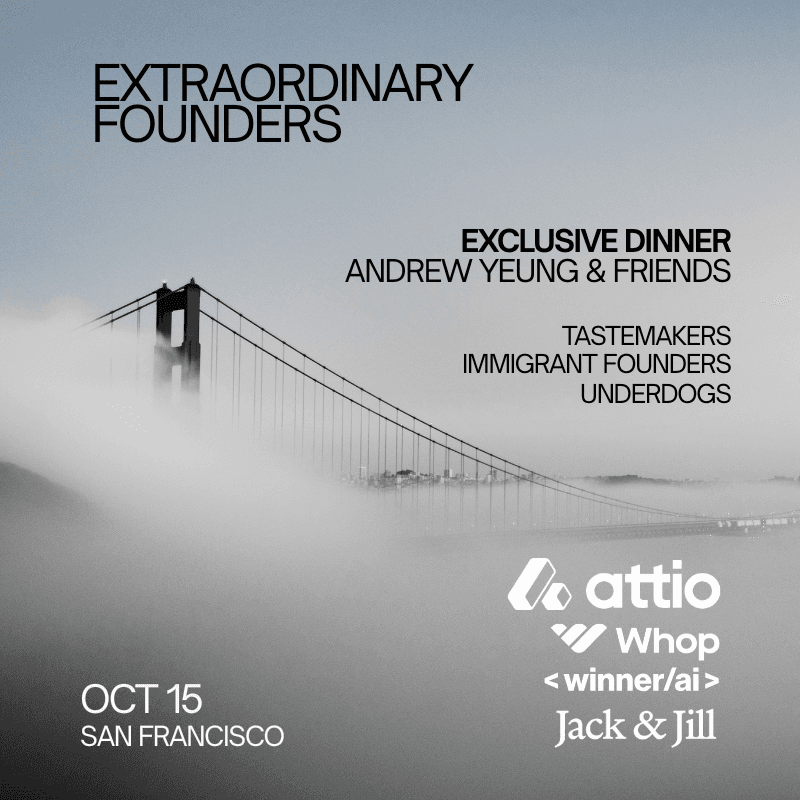 Extraordinary Founders Dinner (hosted by Andrew Yeung) cover art