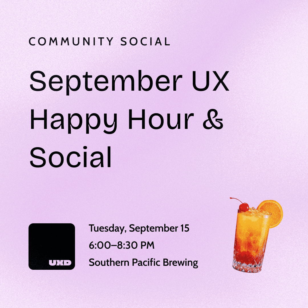 UX Happy Hour & Social cover art