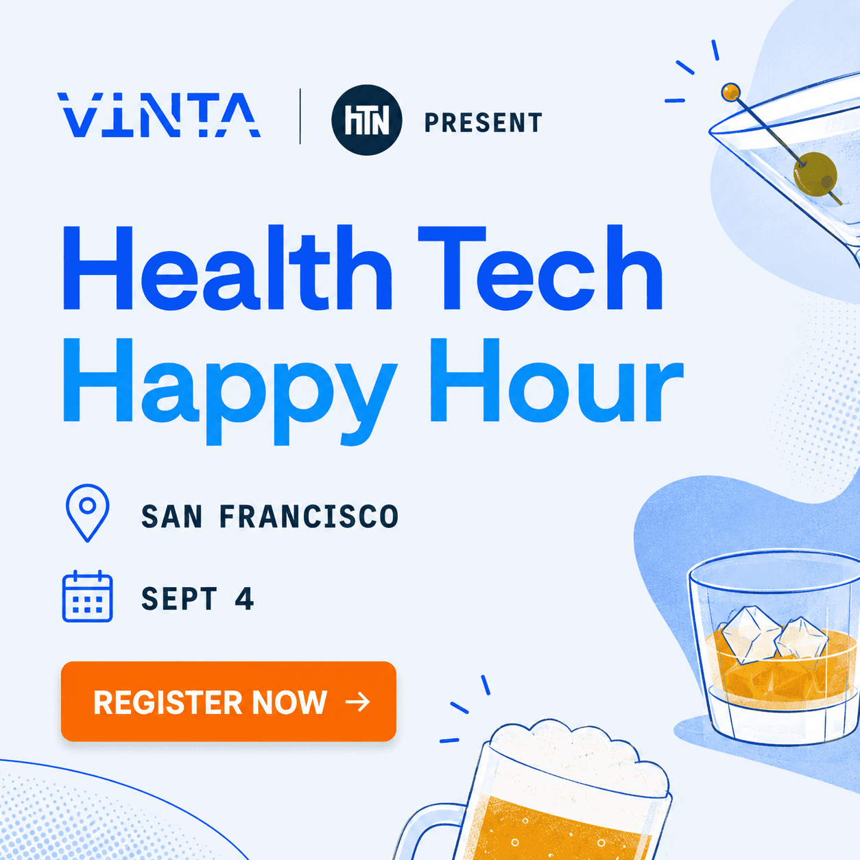 San Francisco Health Tech Happy Hour with HTN & Vinta cover art