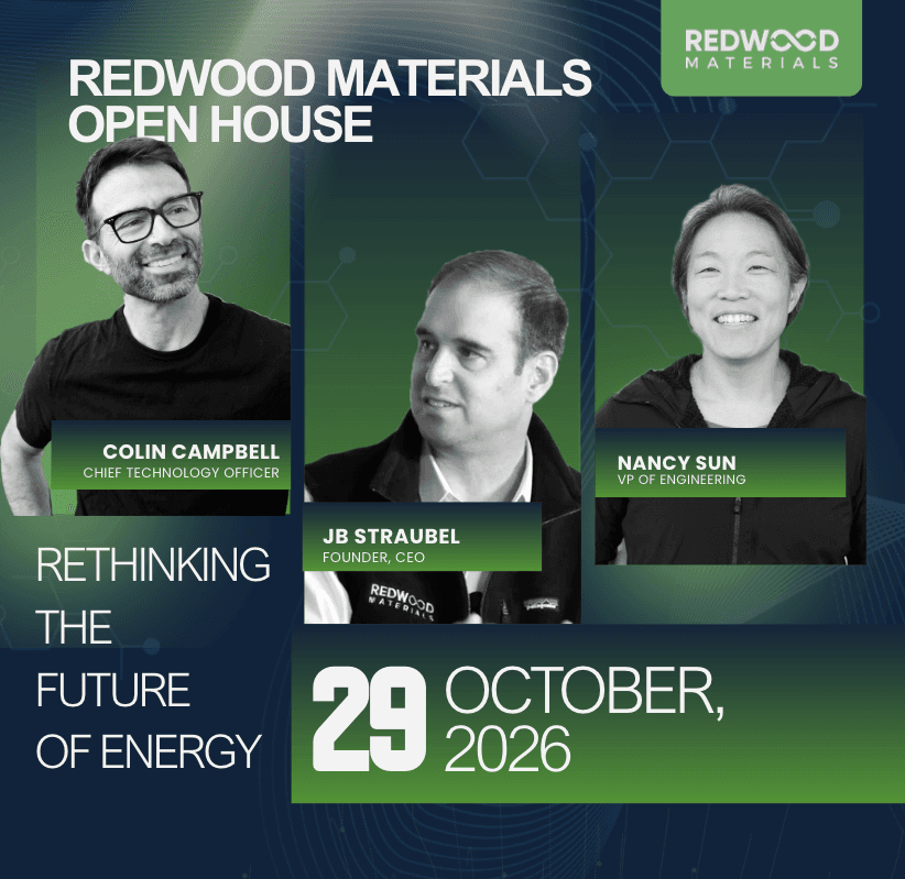 Redwood Materials Open House cover art