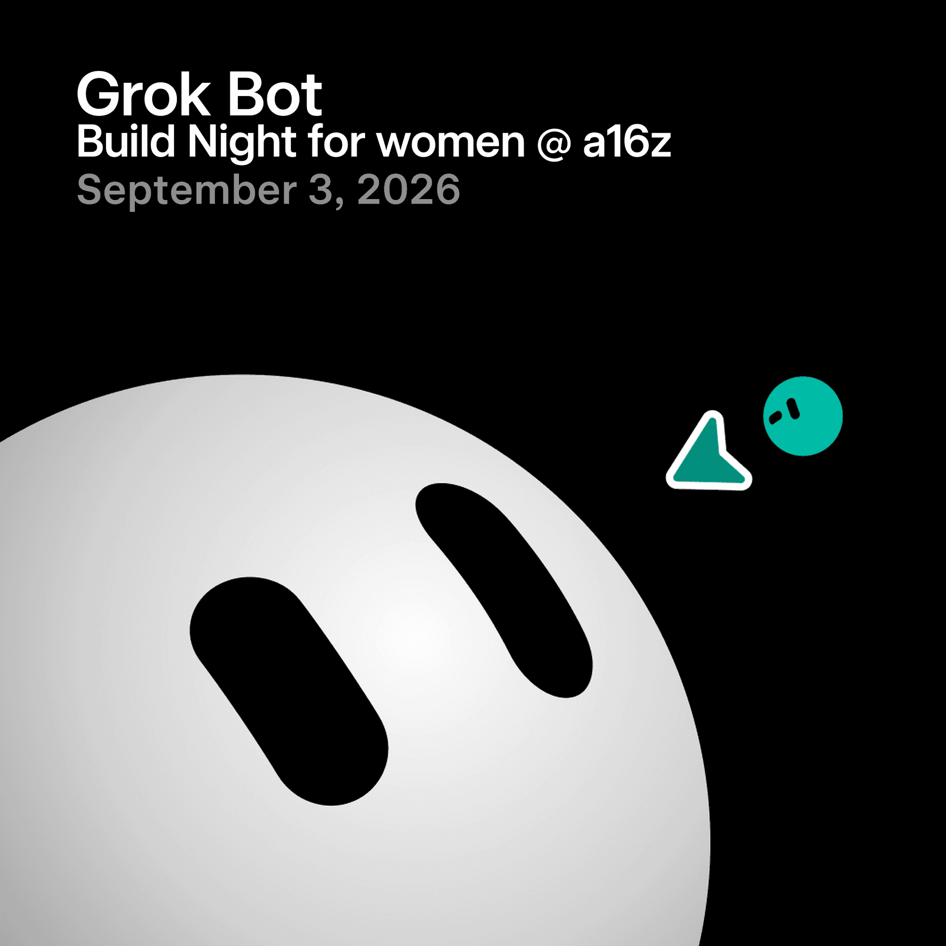 Grok Bot build night for women cover art