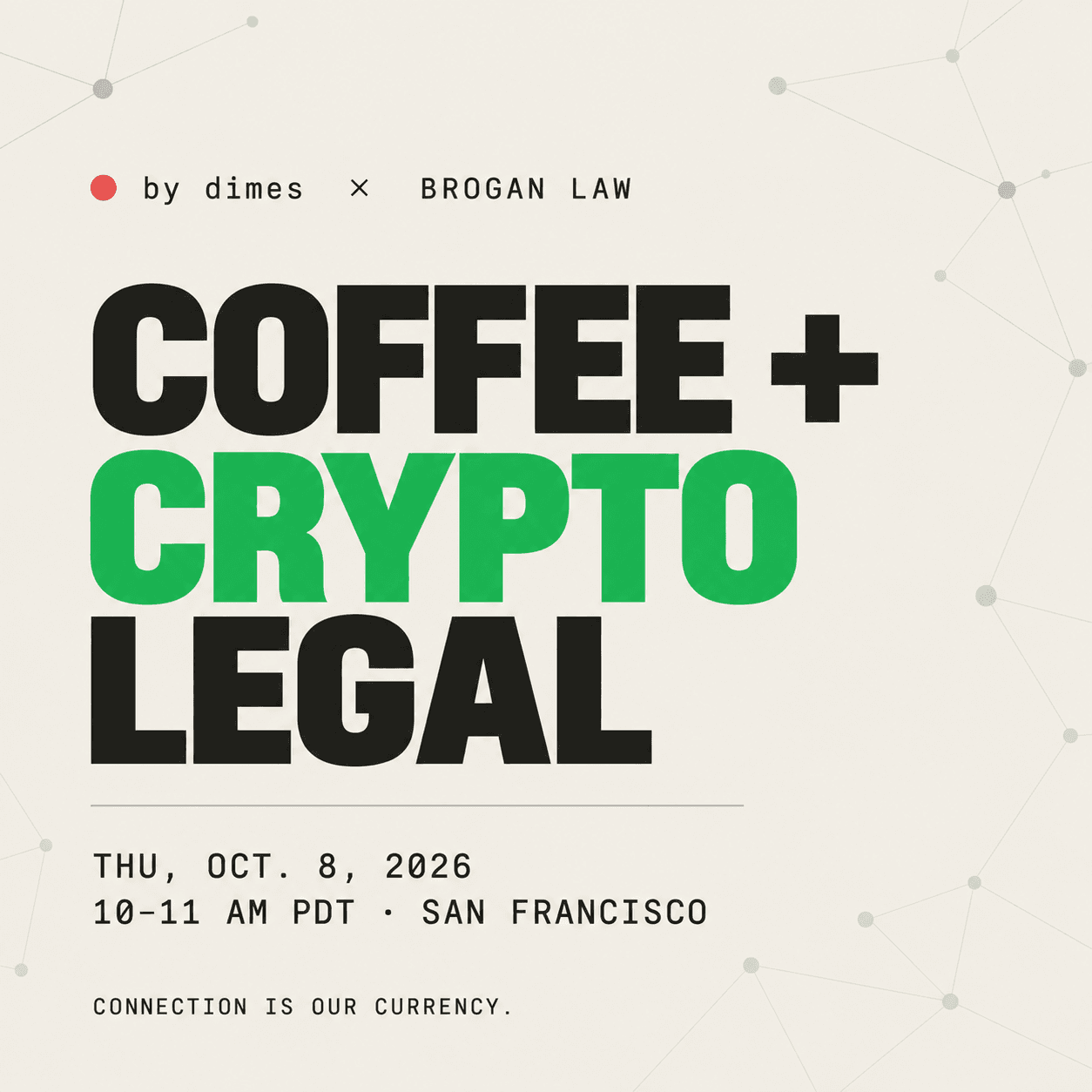Coffee + Crypto Legal cover art