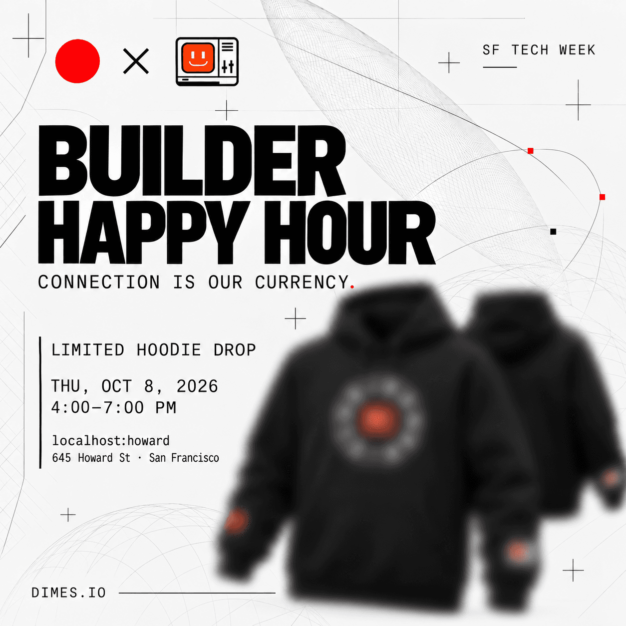 Builder Happy Hour + Hoodie Drop | Dimes × Bankr cover art