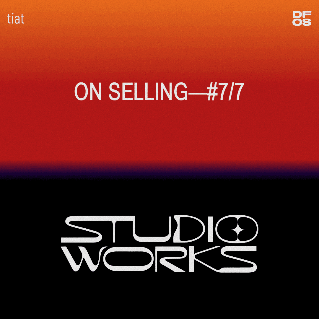 STUDIO WORKS #7/7 | On selling cover art