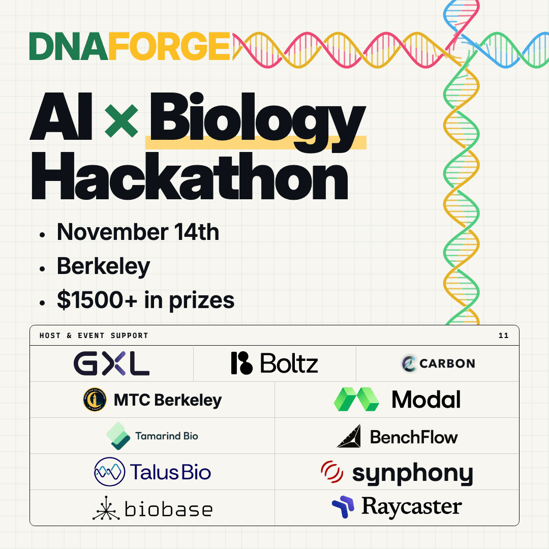 DNAForge & MTC Berkeley: AI × Biology Hackathon cover art