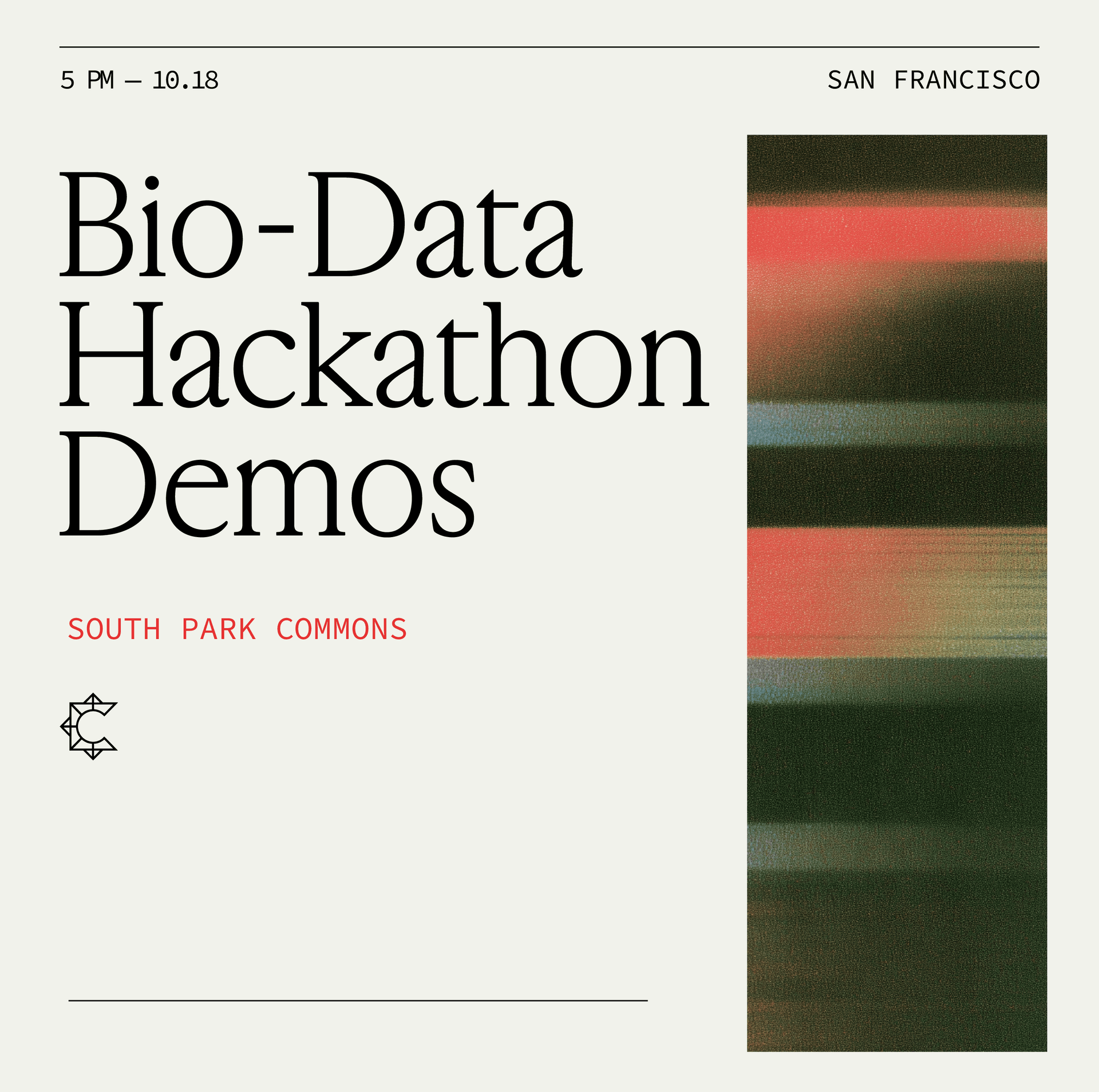 Bio-Data Hackathon Demos + Prizes at SPC cover art