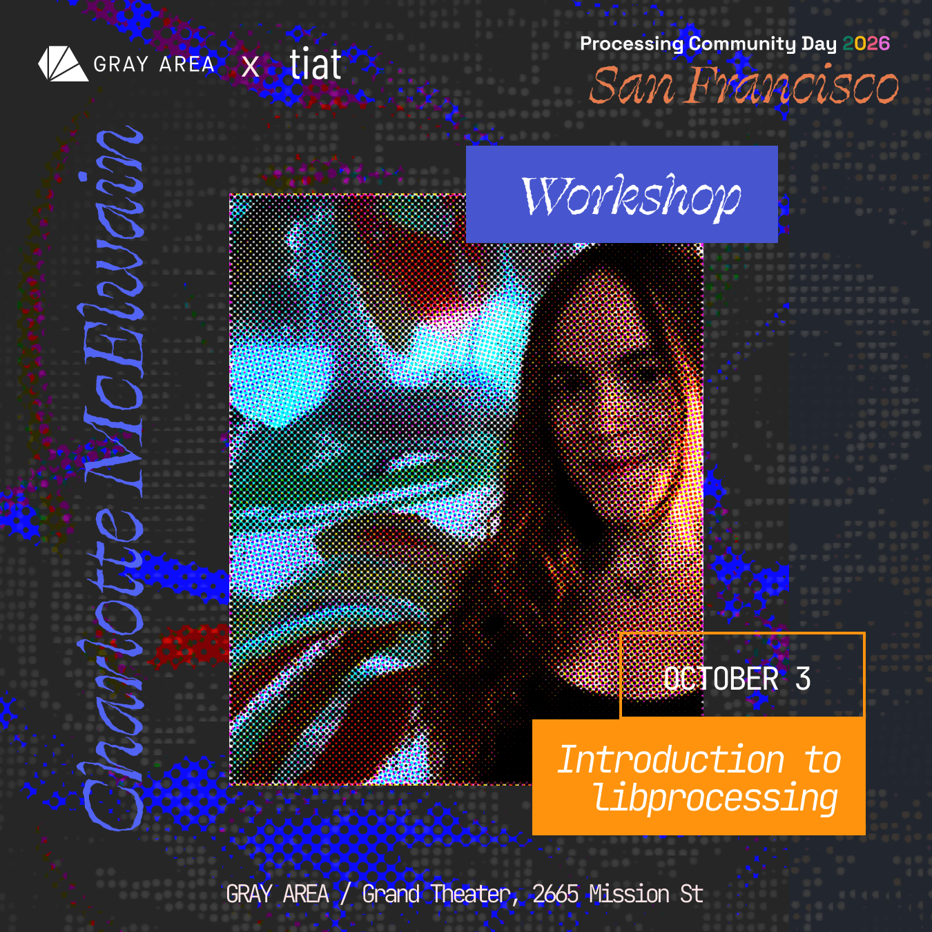 WORKSHOP: Introduction to libprocessing — Processing Community Day San Francisco cover art