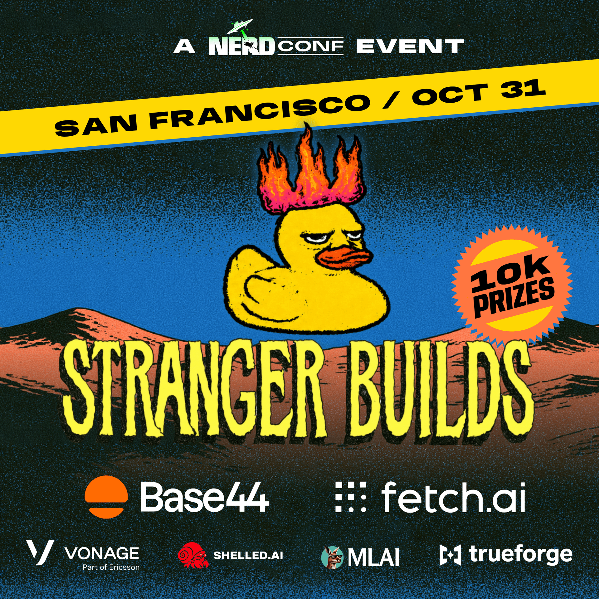 STRANGER BUILDS I 10k in PRIZES I Halloween hackathon cover art