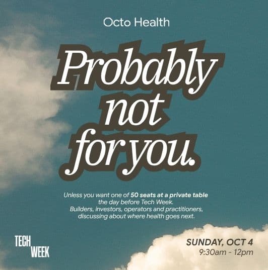 Genuinely not for everyone. Unless you're really into health. #SFTechWeek cover art