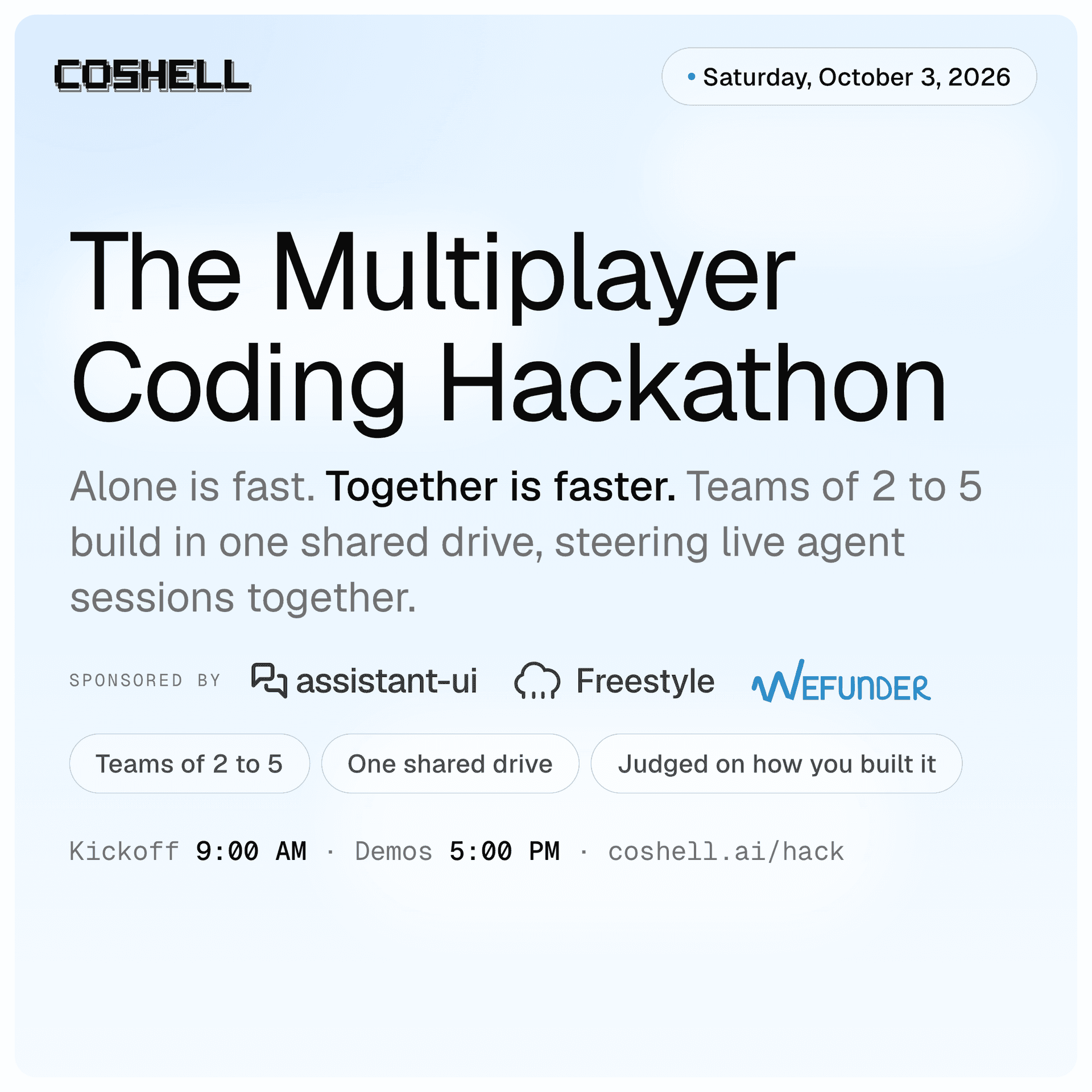 The Multiplayer Coding Hackathon cover art