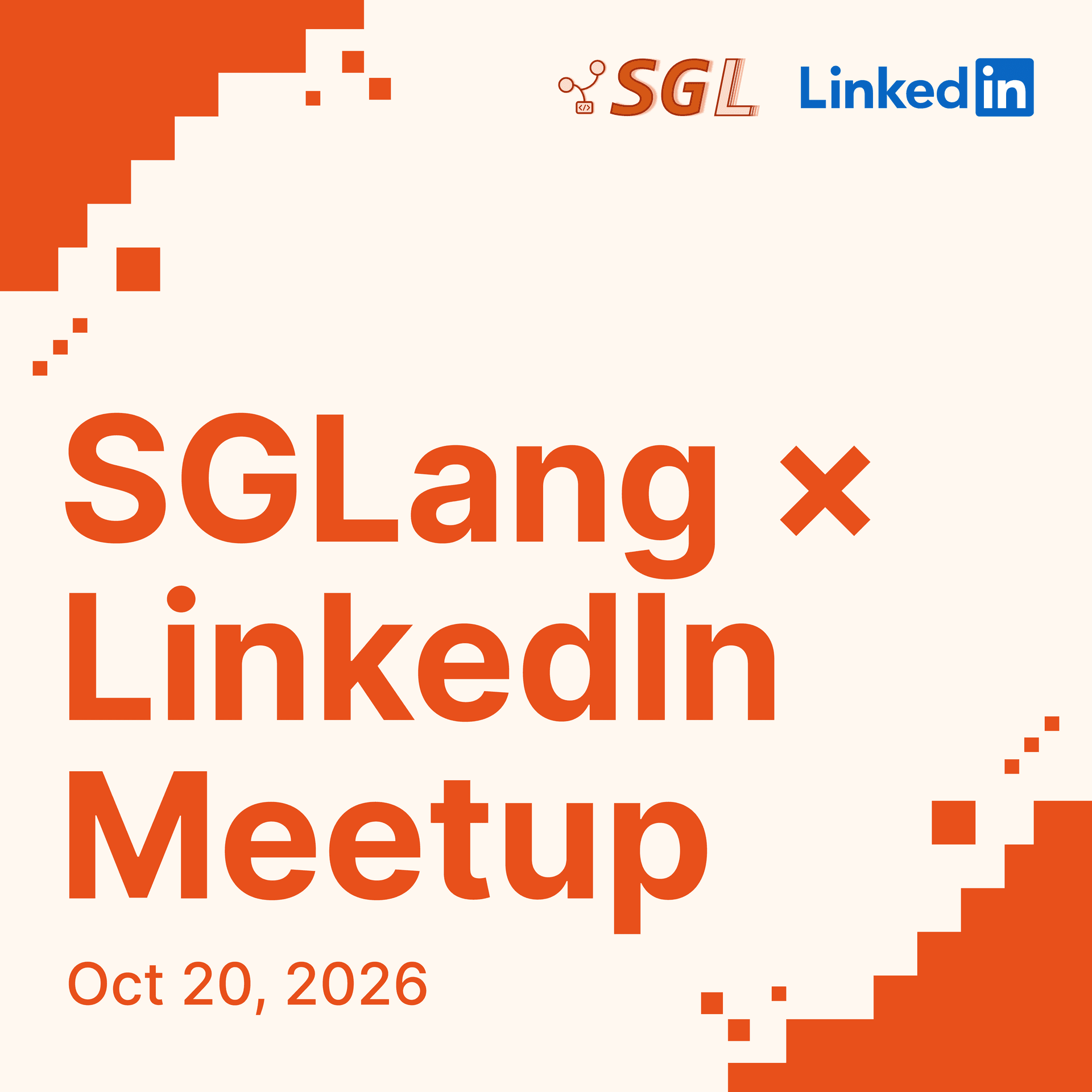SGLang x LinkedIn Meetup cover art