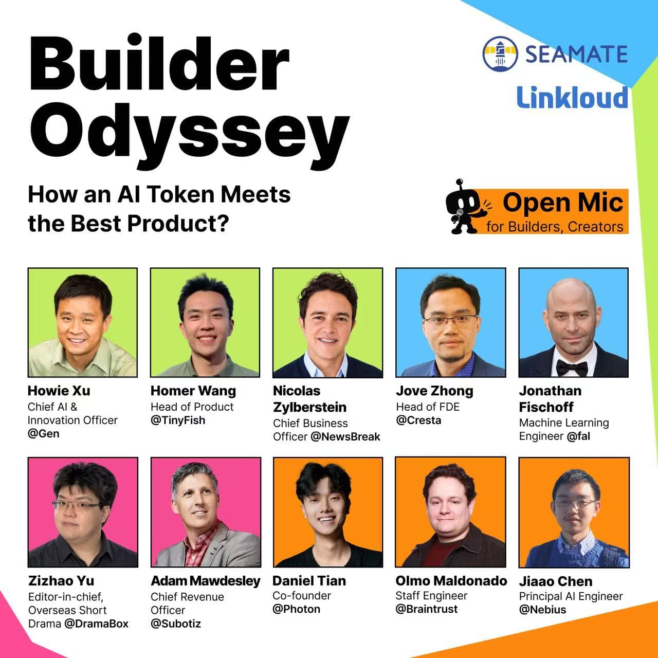 Builder Odyssey: AI Infra, Multimodal & FDE | Founder Demos & AI Film Showcase cover art