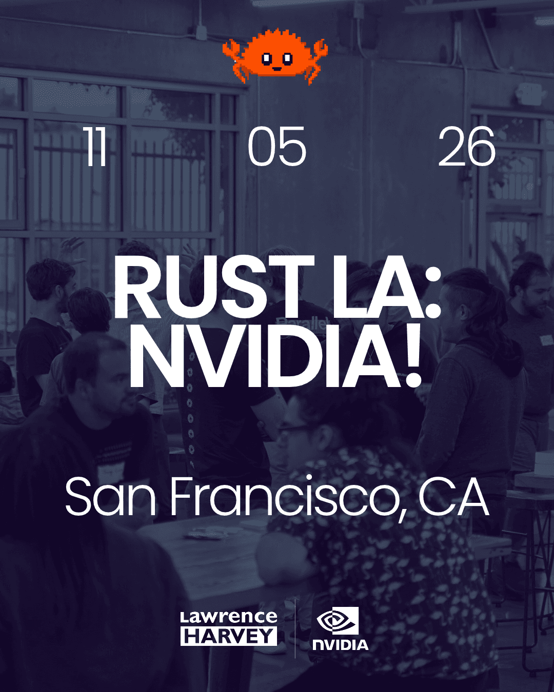 NVIDIA x Lawrence Harvey | RUST-CUDA cover art