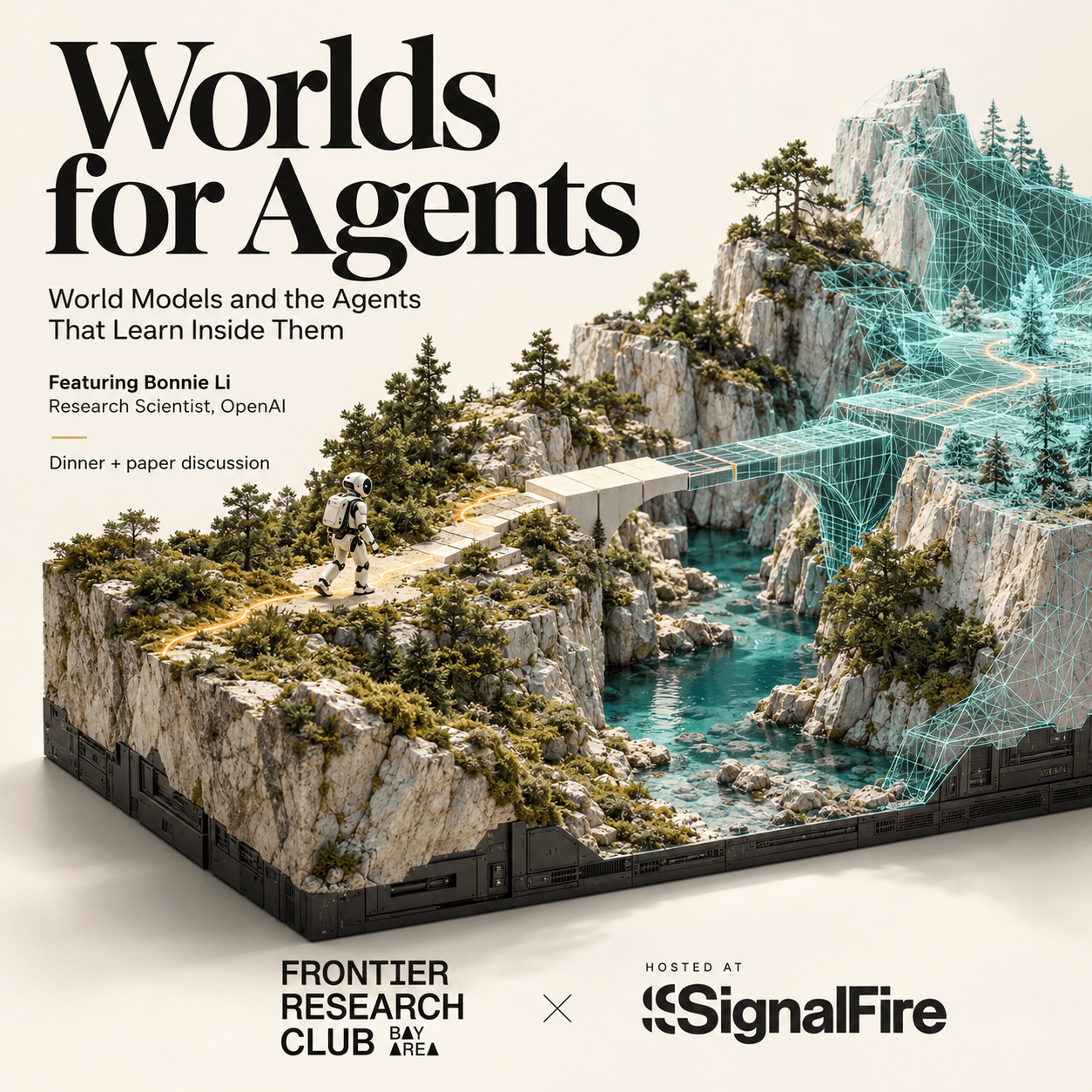 Title: Bay Area Frontier Research Club #30 | Worlds for Agents (dinner + paper discussion @ SignalFire) cover art