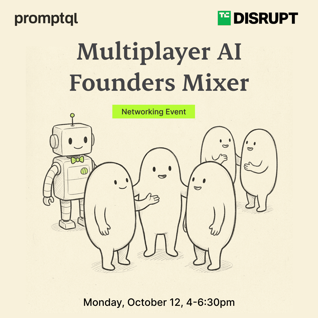 TechCrunch Disrupt: Multiplayer AI for Founders Mixer cover art