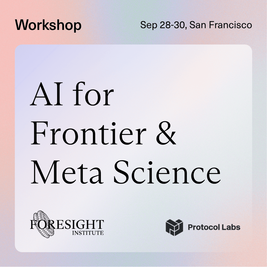 AI for Frontier & Meta Science Workshop - Event Description Only, Apply On Website cover art